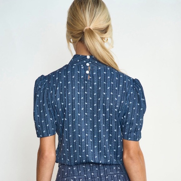 Byrdie Golf Social Wear Marina Mock Neck Top - Picture 2 of 13